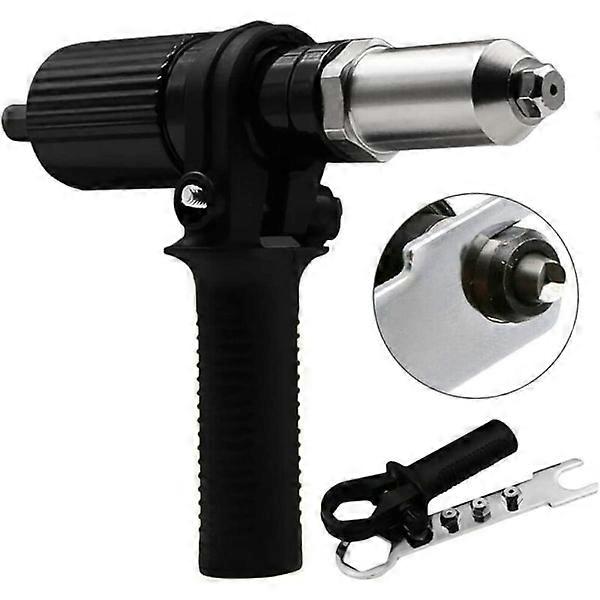 Drill adapter electric rivet gun cordless riveting tool white