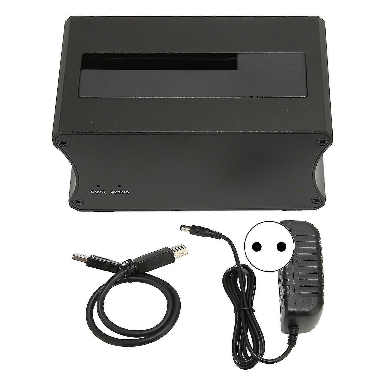 HDD Docking Station USB3.0 5Gbps Multifunction SSD Docking Station SSD Dock compatible with 2.5in 3.5in HDD SSD 110240V compatible with Windows EU Plu