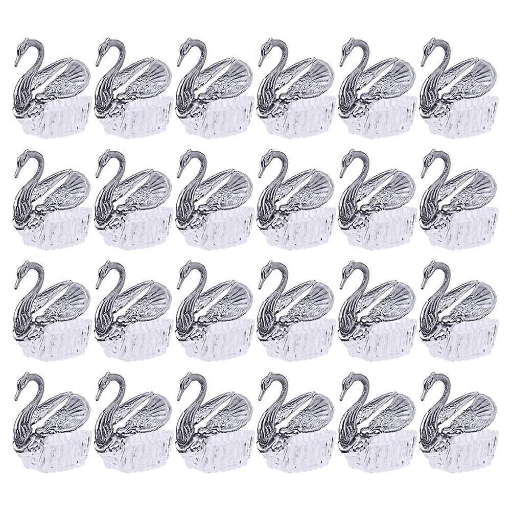 24pcs Candy Boxes Decorative Candy Cases European Style Wedding Candy Containers