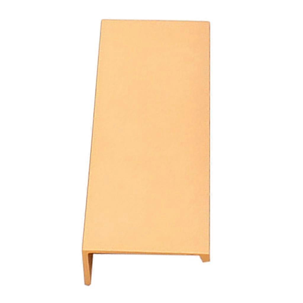 Simple Hidden Cabinet Handles Drawer Knobs Locker Handle champagne 120mm