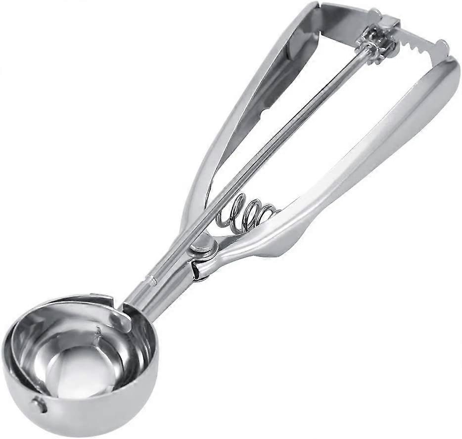 Ice Cream Scoop Stainless Steel Ice Cream Scoop Cookie Scoop Ice Cream Scoop with Trigger for Ice Cream Mash Potato Cupcake Mix Cookie Dough (6CM)