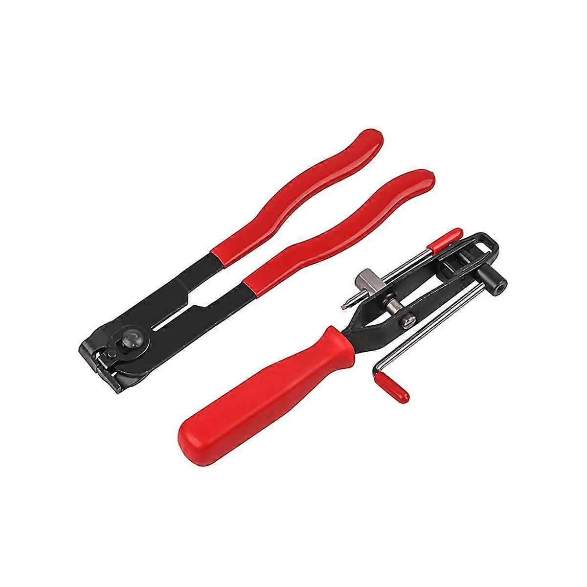 2Pcs Bundling/Cutting Disassembly Pliers Hand Tool Set Fuel Filter Hand Installation Tool Removal T