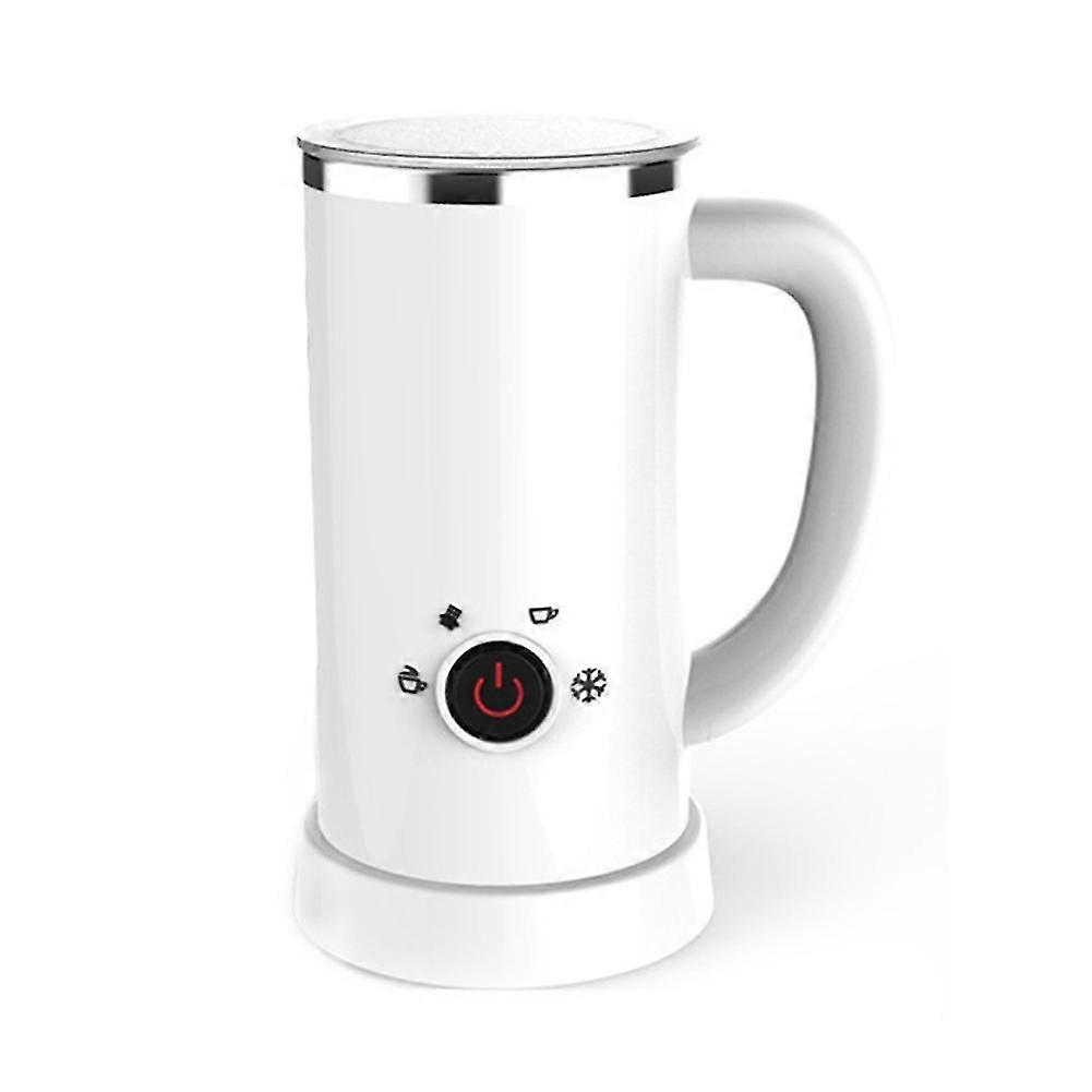Electric Machine Warmer Automatic Milk Fast Heating Stainless Steel Inner Foam Maker White Eu Plug