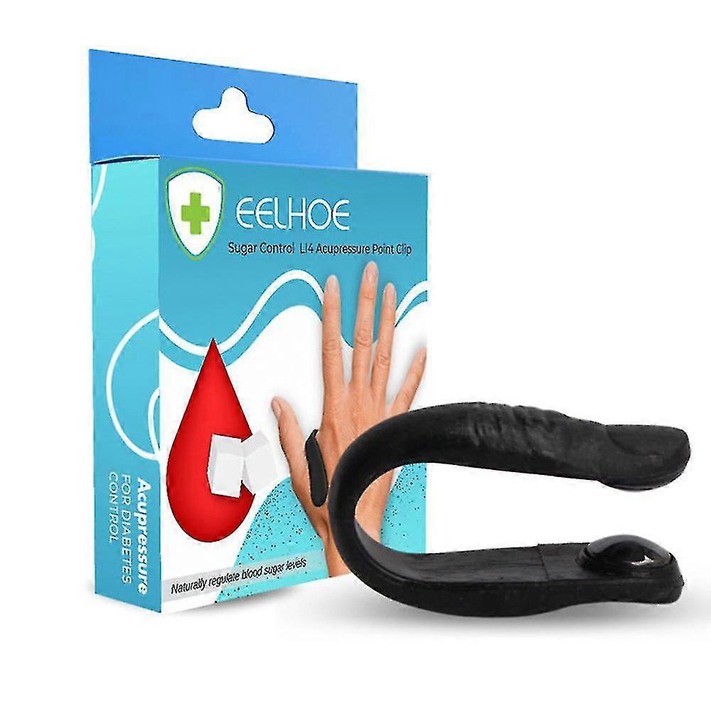 1/2pcs sukkerkontroll akupressurpunktklipp for diabetikerbehandling blodsukker