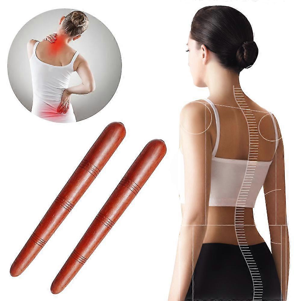 フットハンドマッサージスティック木製タイフットハンドマッサージスティックリフレクソロジーフィットネスヨガロッドローラーツール