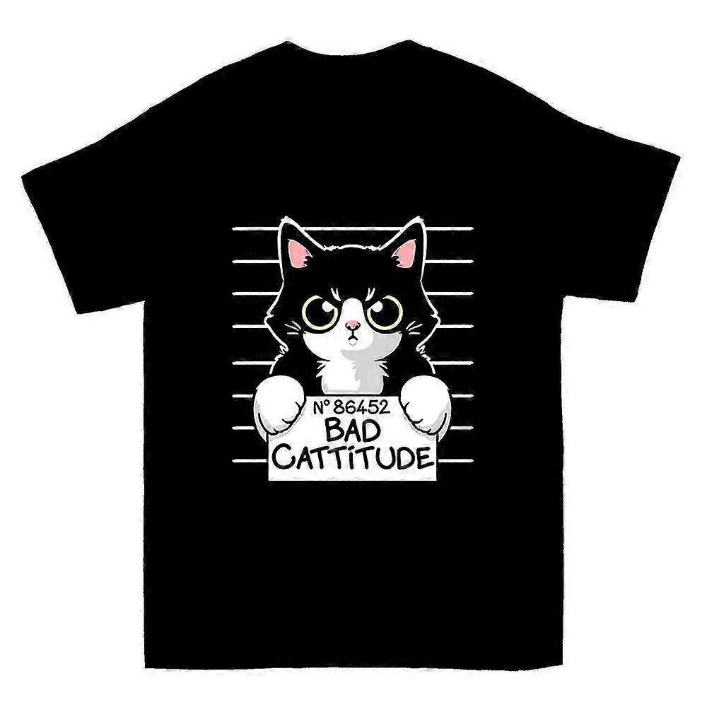 Bad Cattitude Cat Prisoner T-shirt