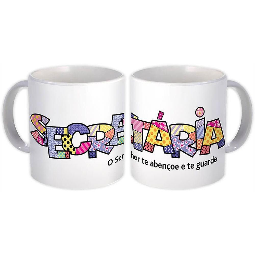 Geschenkbecher: Secretaria Pop