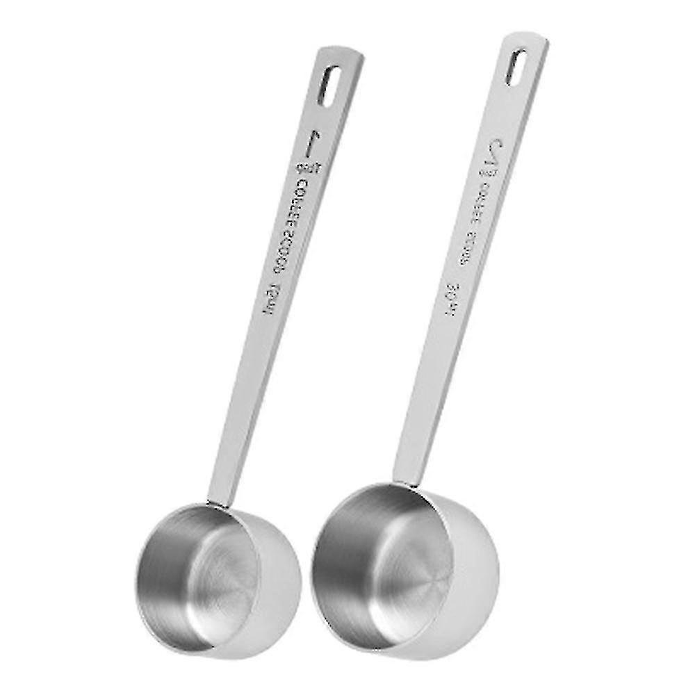Set - 1 Tbsp (15ml) 2 Tbsp (30ml) Measuring Tablespoon - Stainless Steel Measuring Spoon And Scooper - Pack Of 2 Zekai
