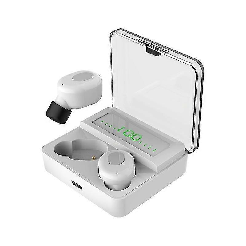 T12 TWS In-Ear Bluetooth Headset in Classic White Design for Comfortable and Hassle-Free Listening