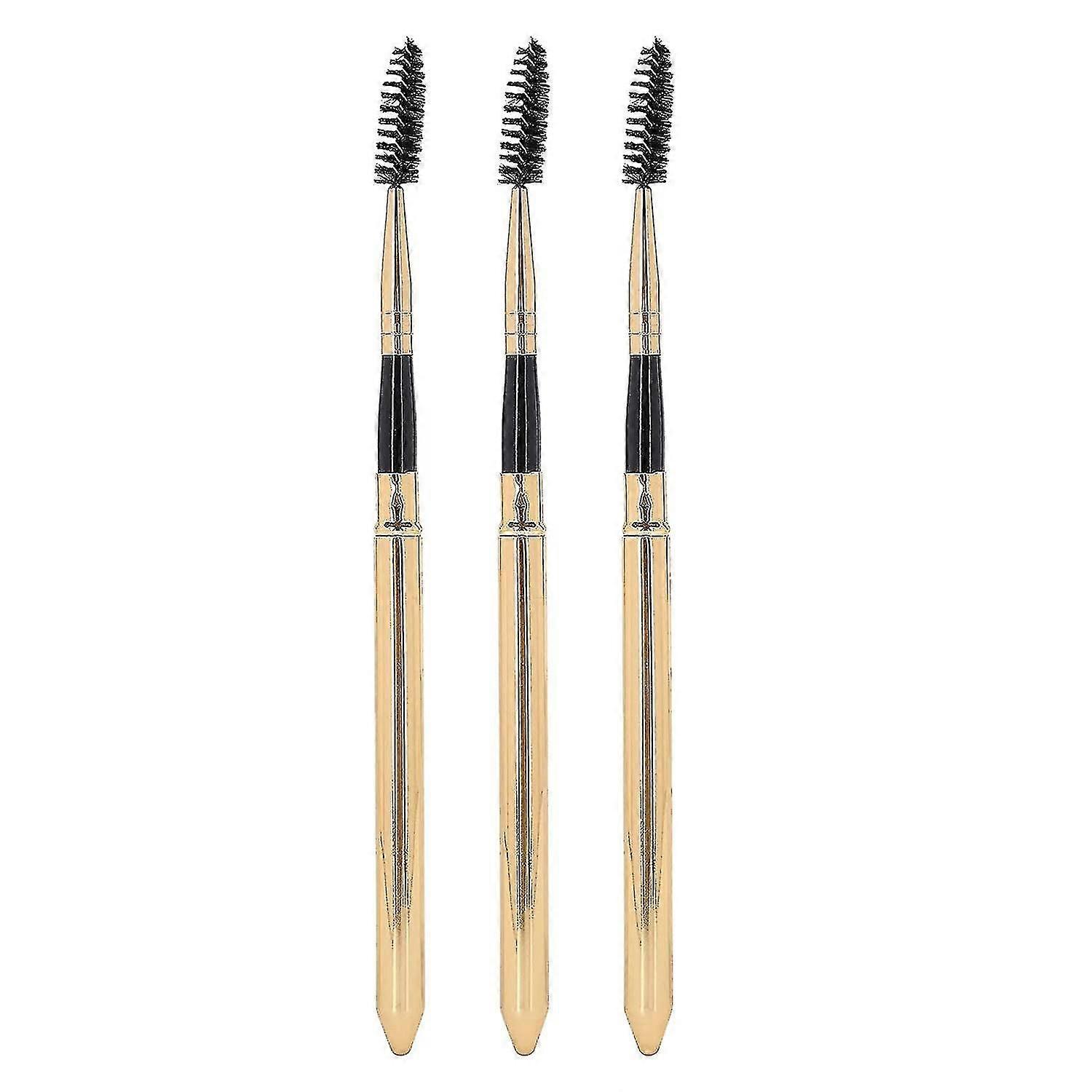 3 Pack Eyelash Brush Set, Reusable Portable Makeup Spoolie