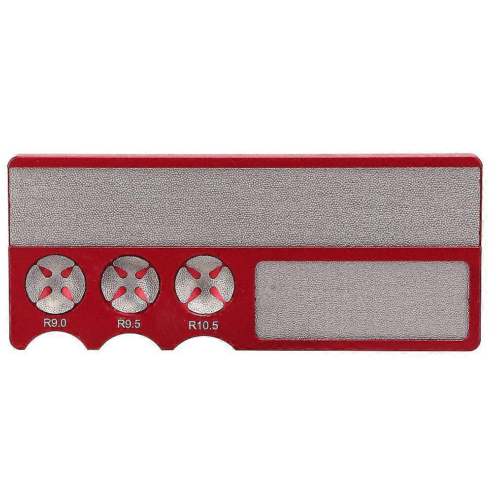Billiard Pool Cue Tip Shaper Repair Tool - Multifunctional Red Radian Grinding Stick