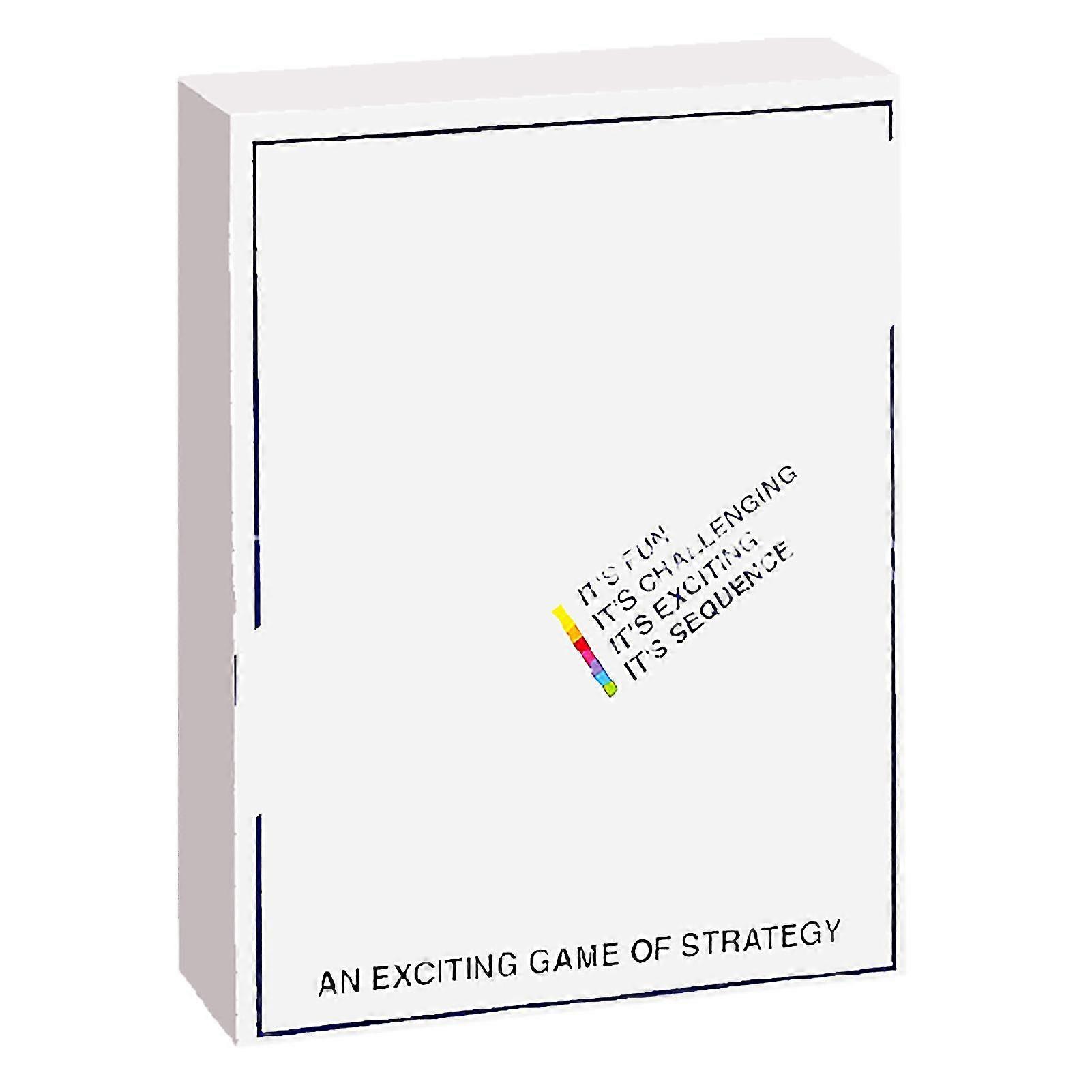 Folding Board Party Strategy Card Game with Playing Chips