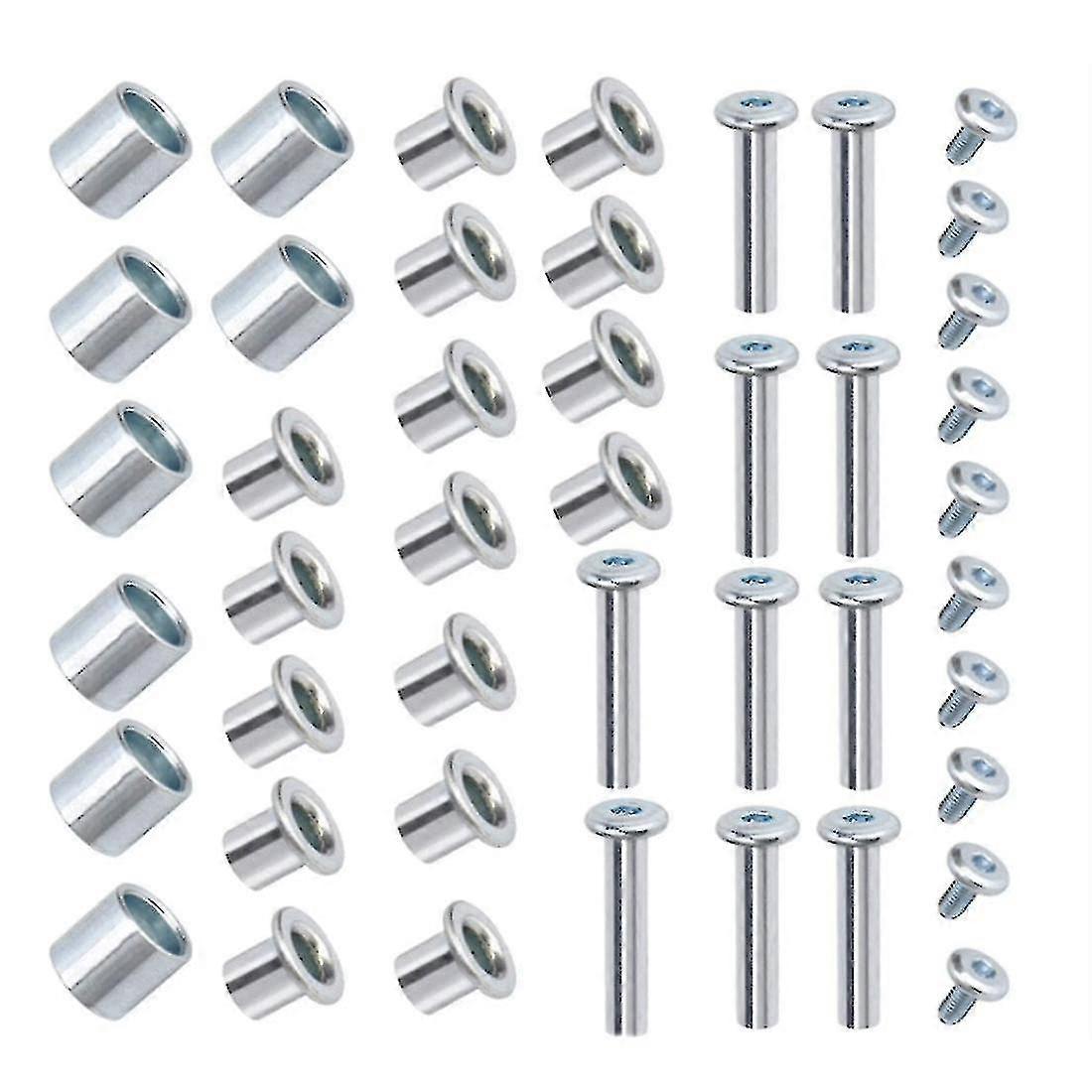 Inline Skate Axle Spacer Screw Roller Skate Replacement Parts with Axle and Skate Wheel Bearing Spacer