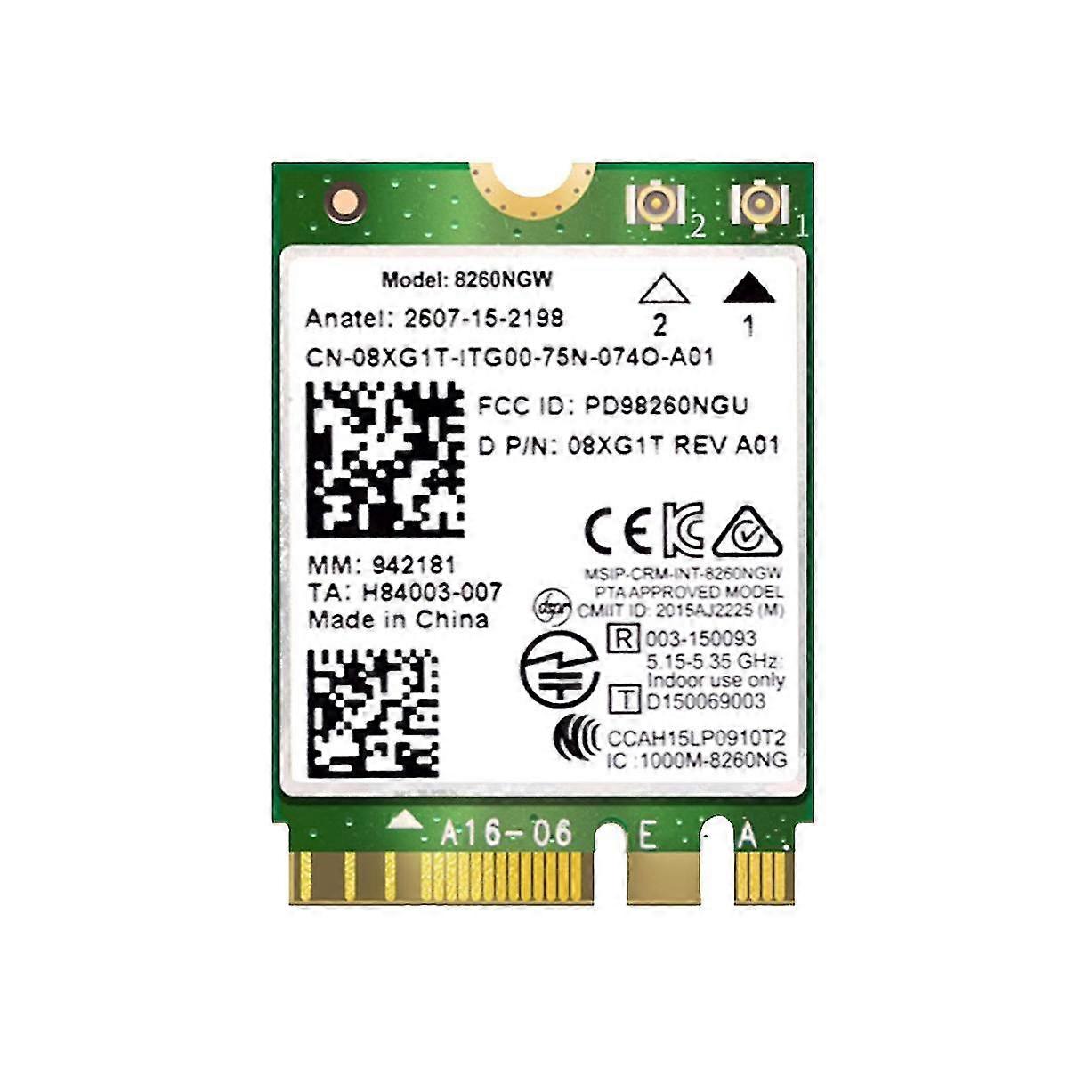 8260 8260ngw Wifi Card 2.4g5ghz 867m Bluetooth 4.2 Ngff M.2 Wifi Wireless Card Module For Ac 8260