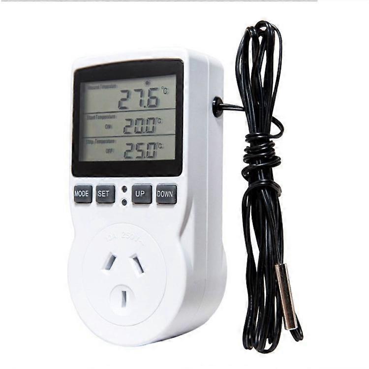 16A AC 110V~230V Digital Thermostat Temperature Controller Time Switch Socket WEJ