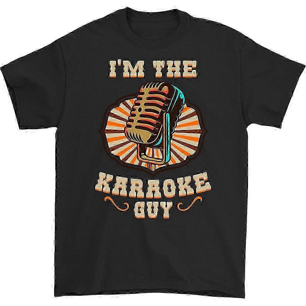   T-Shirt Karaoke Guy Crew Neck