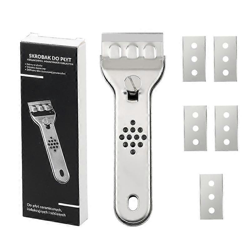 2 Sets Multifunctional Cleaning Spatula  With 5 Blade Films Decontamination Scraper