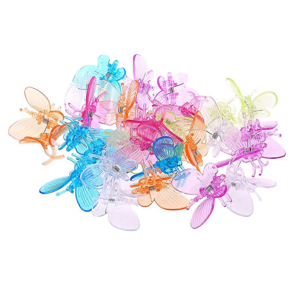 30 Pack Plastic Vine Clips Flower Fruit Vegetable Special Clips for Butterfly Sh