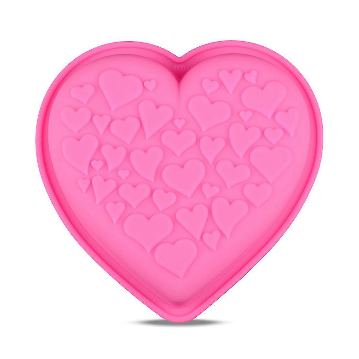 Small Heart Shape Cake Mould Silicone Mousse Cake Tin Non-Stick