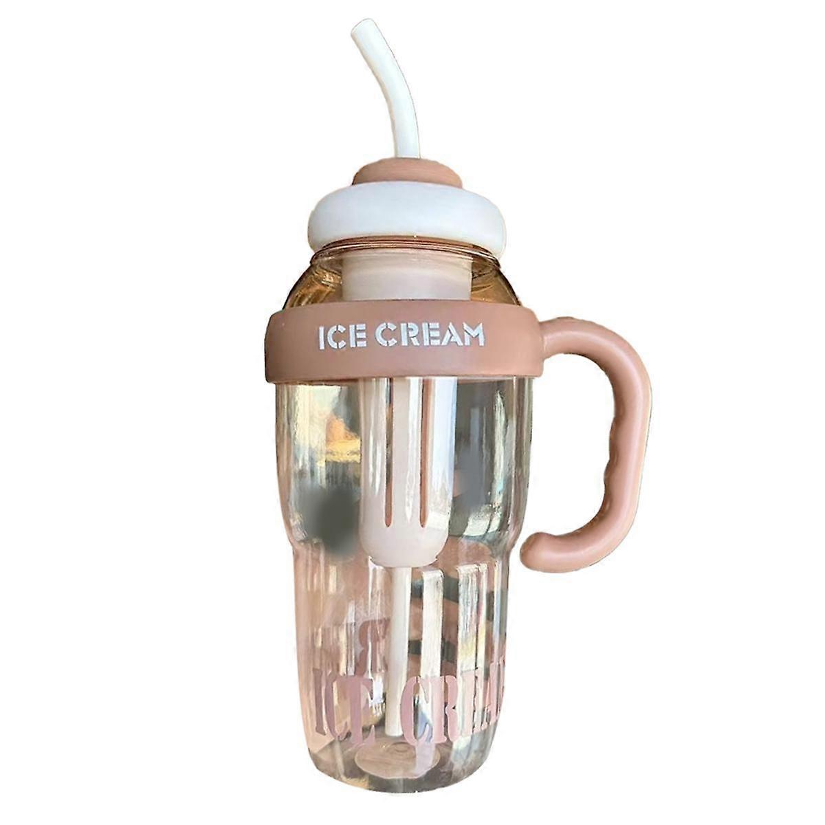 Új 1300ml hordozható szalmavíz csésze sport vizes palack kültéri utazás kávé csésze futás lovaglás kemping túrázás vízforraló B