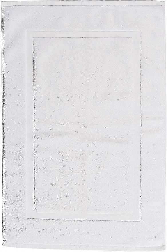 Basics Tapis de bain galon Blanc