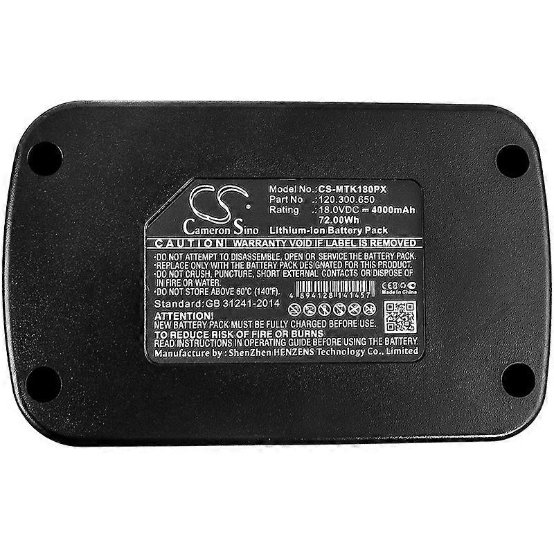 CS 4000mAh Battery For   MATRIX 120.300.650  MATRIX AK 18-1-Li