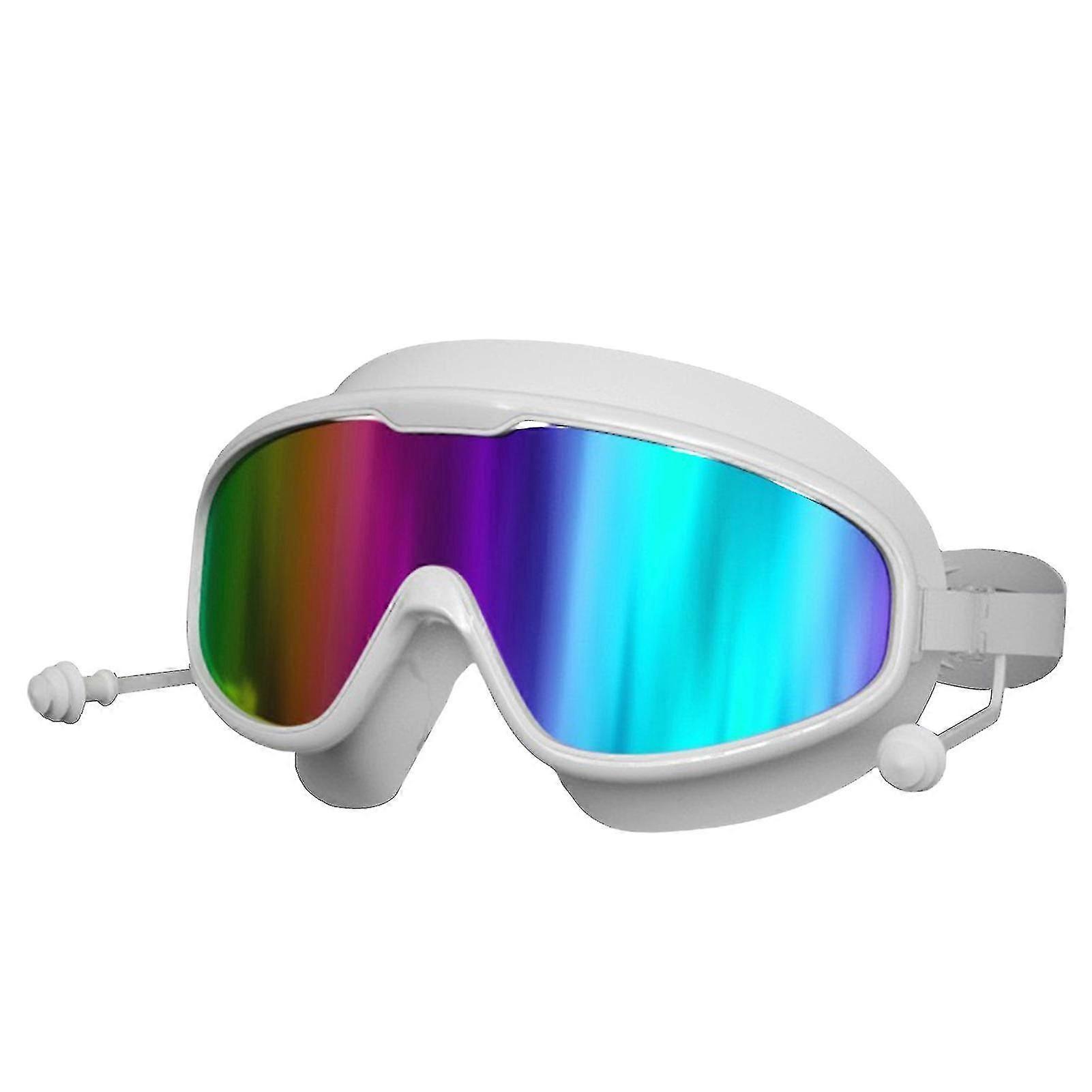 Diving Goggles High Clarity Comfortable To Wear With Earplug Wide View Dive Swimming Goggles For Adults