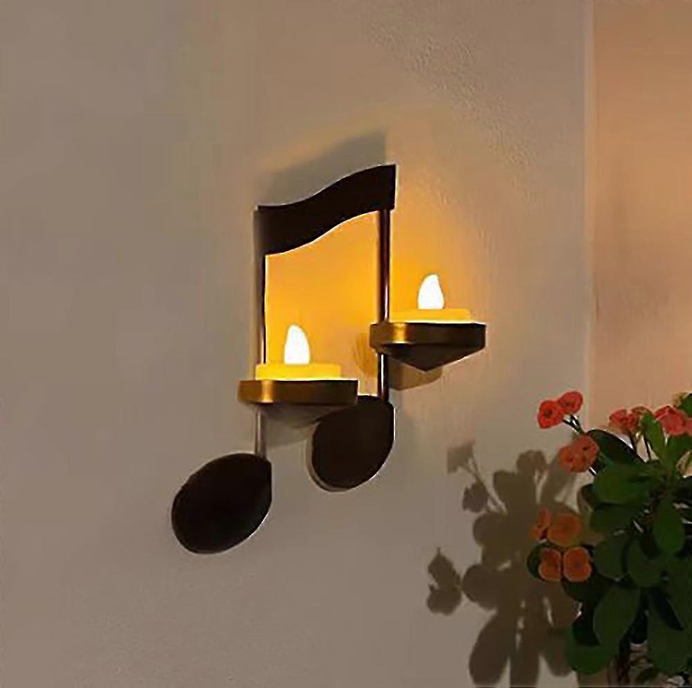 Music Note Decorative Candle Holder-MXBC