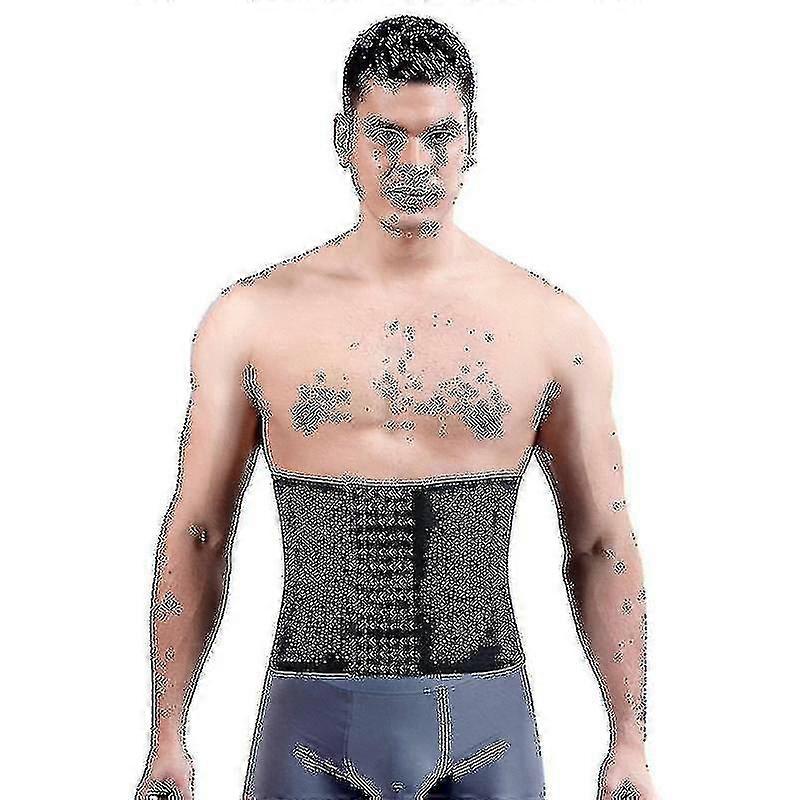 Męskie gorsety do trenażerów z jedwabną kością Pas potowy Garnitur do fitness Body Shaper