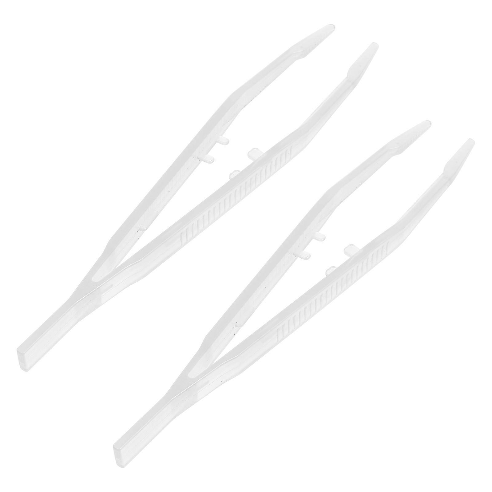 2 Pcs Reptile Luminous Tweezers practical Reptile Feeding Tweezers Clips