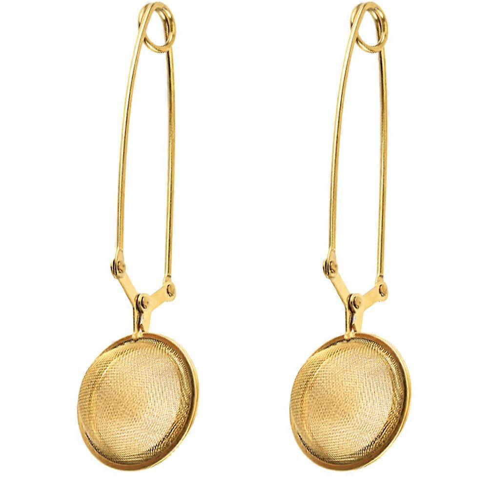 2 Pcs Coffee Filter Telescopic Tea Filter Loose Leaf Tea Filters Bar Strainers