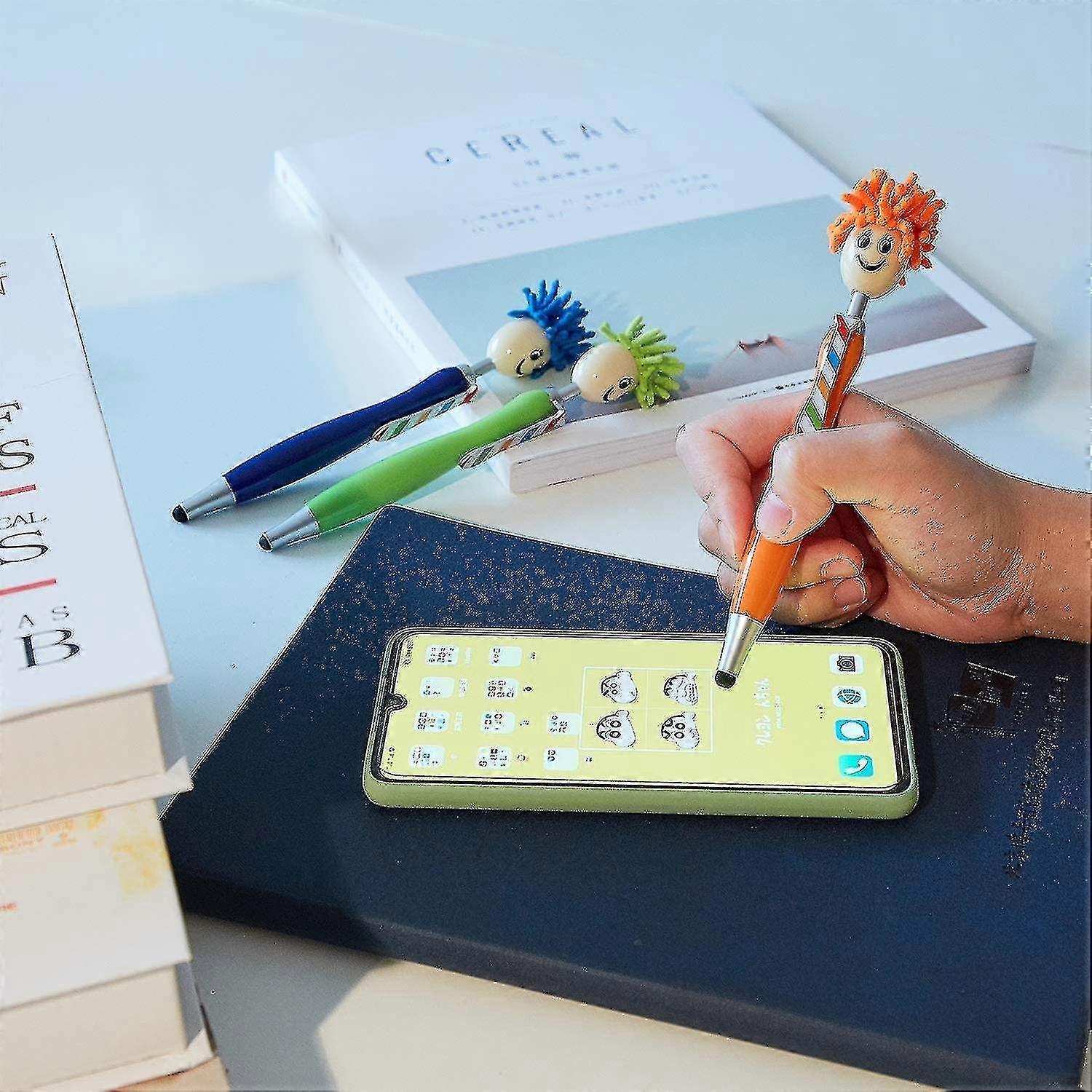 Screen Cleaner Stylus 3-in-1 Stylus Duster (black)