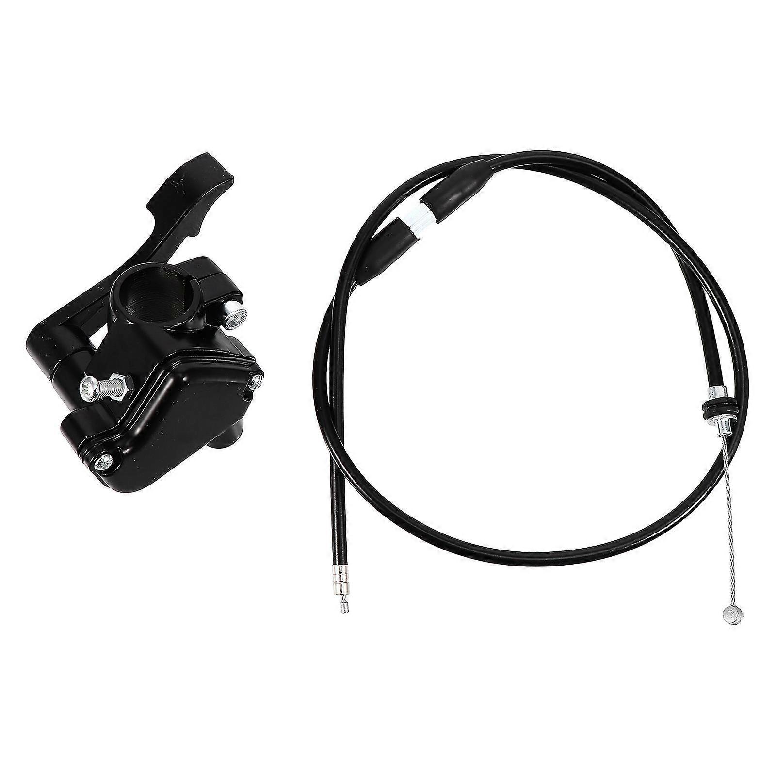 1 Set Motorcycle Throttle Lever Thumb Control Assembly with Accelerator Cable