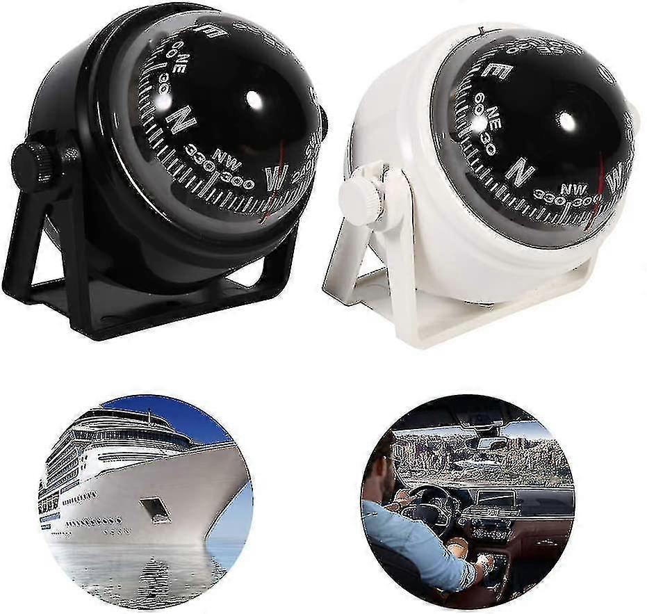 Dash Compass + Voyager Bracket Mount Compass, Multi-purpose Sea Marin