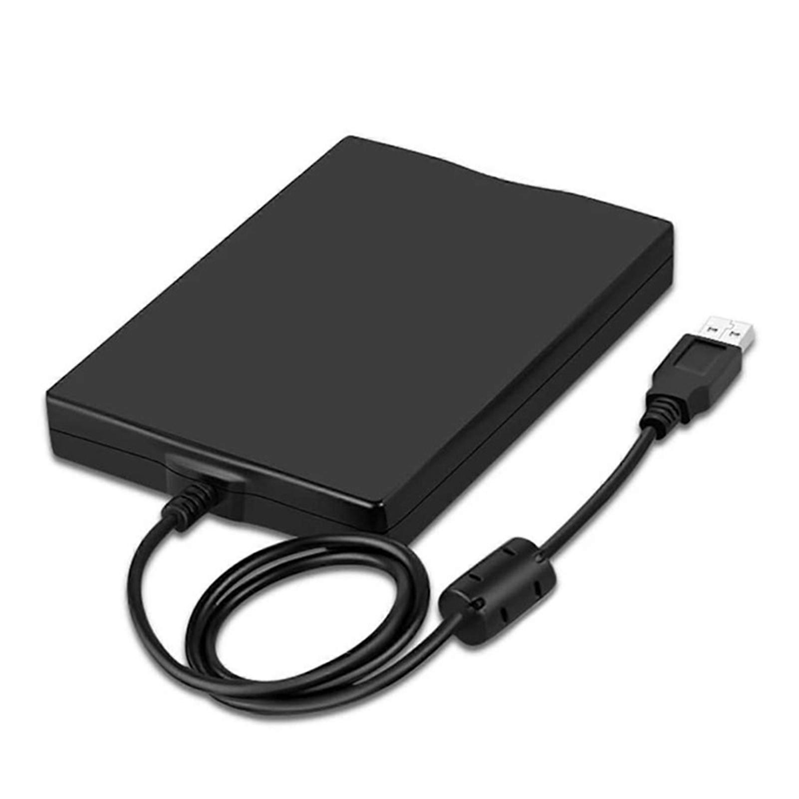 Floppy Drive USB 2.0 Plug Play Portable 3.5-inch External Floppy Disk Reader 1.44 MB FDD for PC
