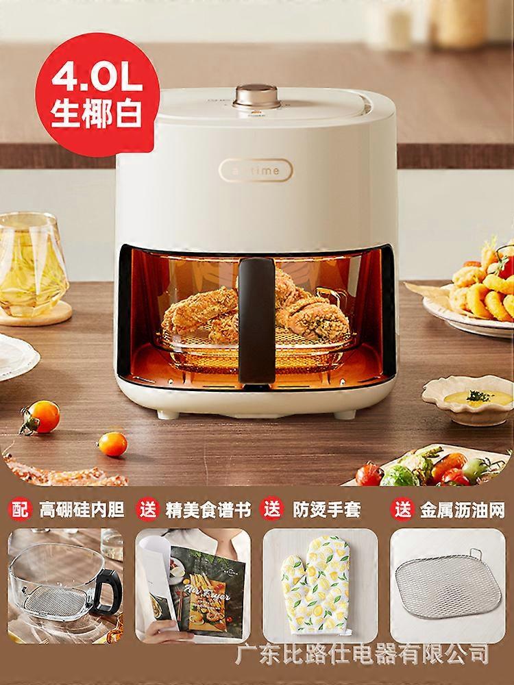 Household New Visual Glass Fryer Multi Functional Large Capacity Full-automatic Air Fry 