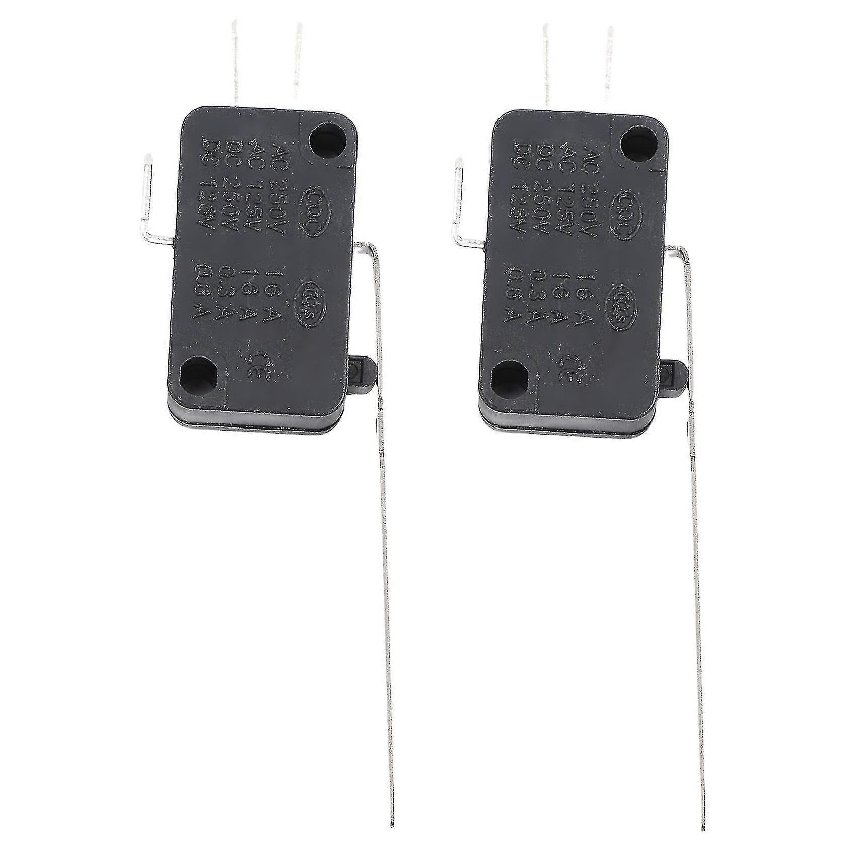Long Straight Hinge Lever 3 Pins Basic No Nc Momentary Micro-type Switch 2 Pcs