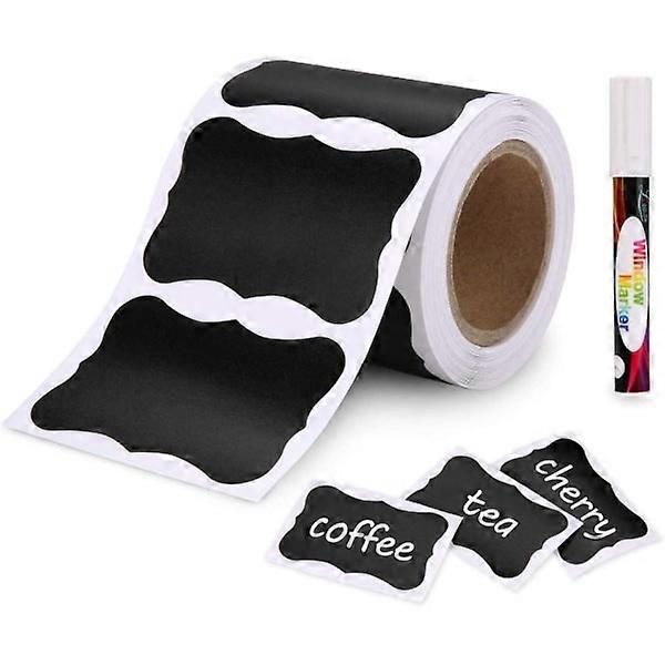 120pcs reusable self-adhesive labels set for kitchen organization, size 55*35mm