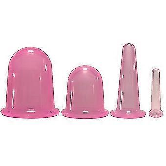 Merall silicone suction cups set body face massage anti cellulite vacuum cans acupunture massager