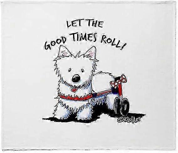 t715 Cobertor Good Times Westie Throw Blanket Super Soft Fleece Plush Throw Blanket Blanket bn715