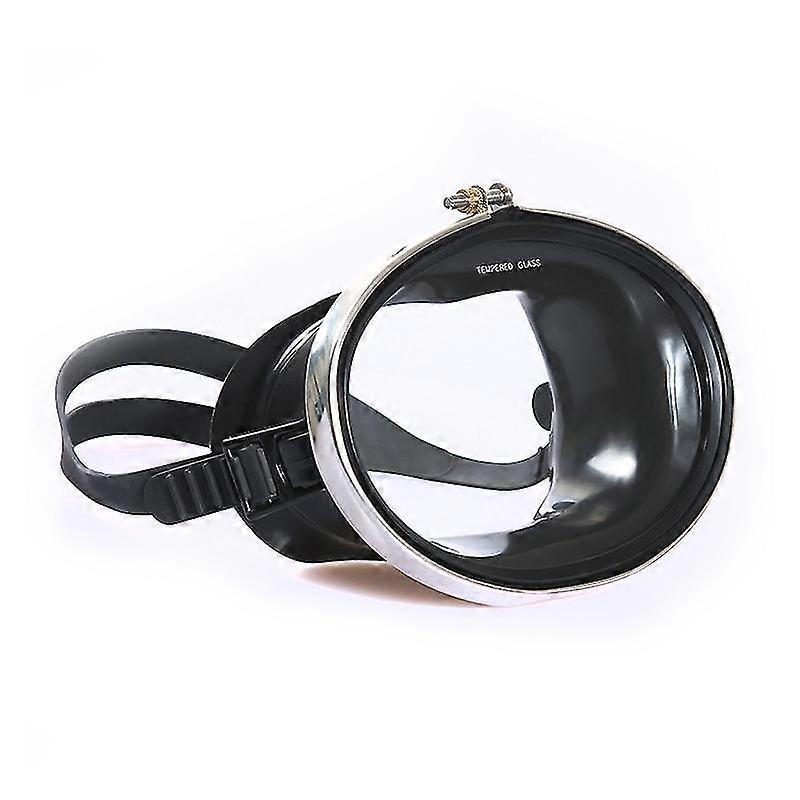 Lunettes noires de plongée de masque de plongée sous-marine, imperméables à l’eau et masques réglables rapides de snorkeling masques en acier inoxydable pour des hommes et des femmes