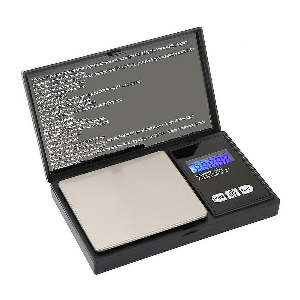 500/0.1g Portable Scale Pocket Electronic Balance High Precision Measuring Tools Kitchen Use