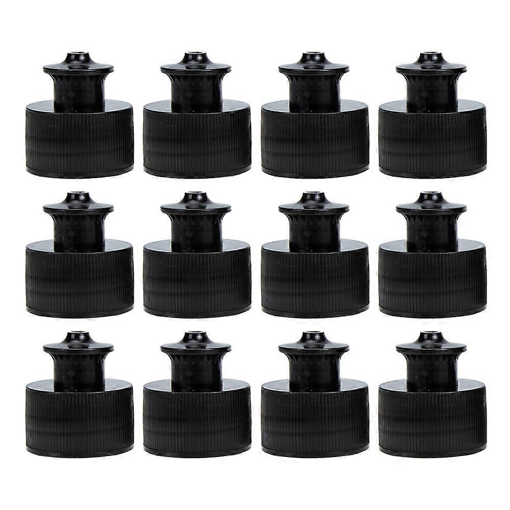 30pcs Push Pull Replacement Caps Leak-proof Reusable Sports Water Bottle Lids