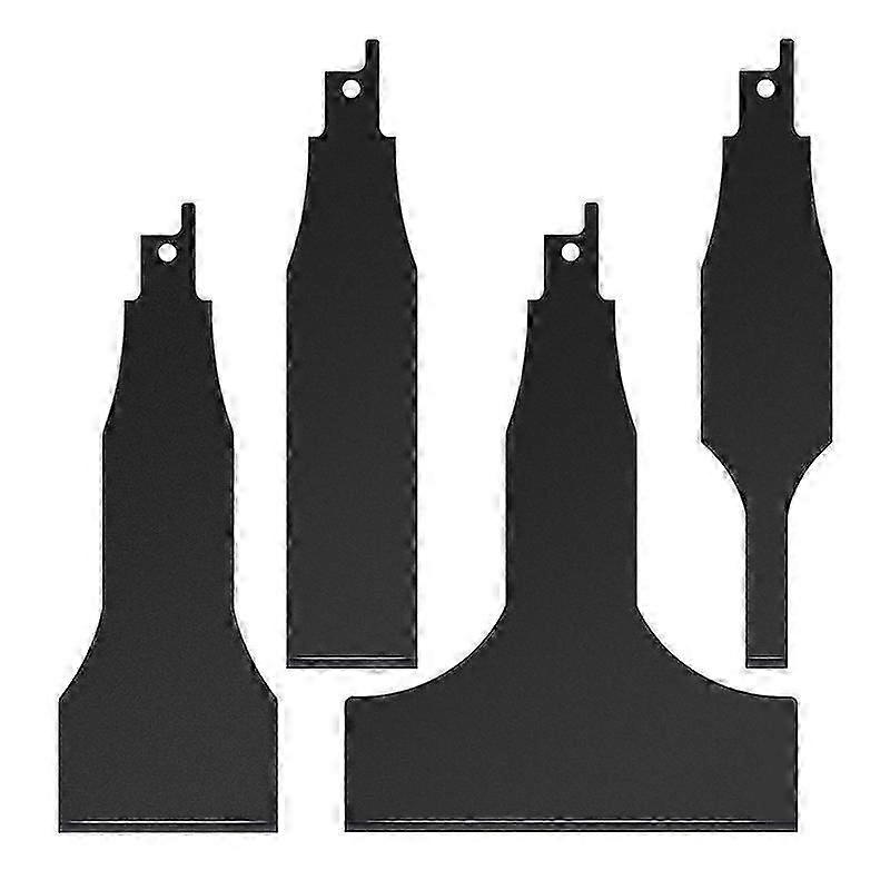 Reciprocating Saw Scraper Blade 4pcs, Blades Reciprotools As Attachment Accessories For Reciprocati