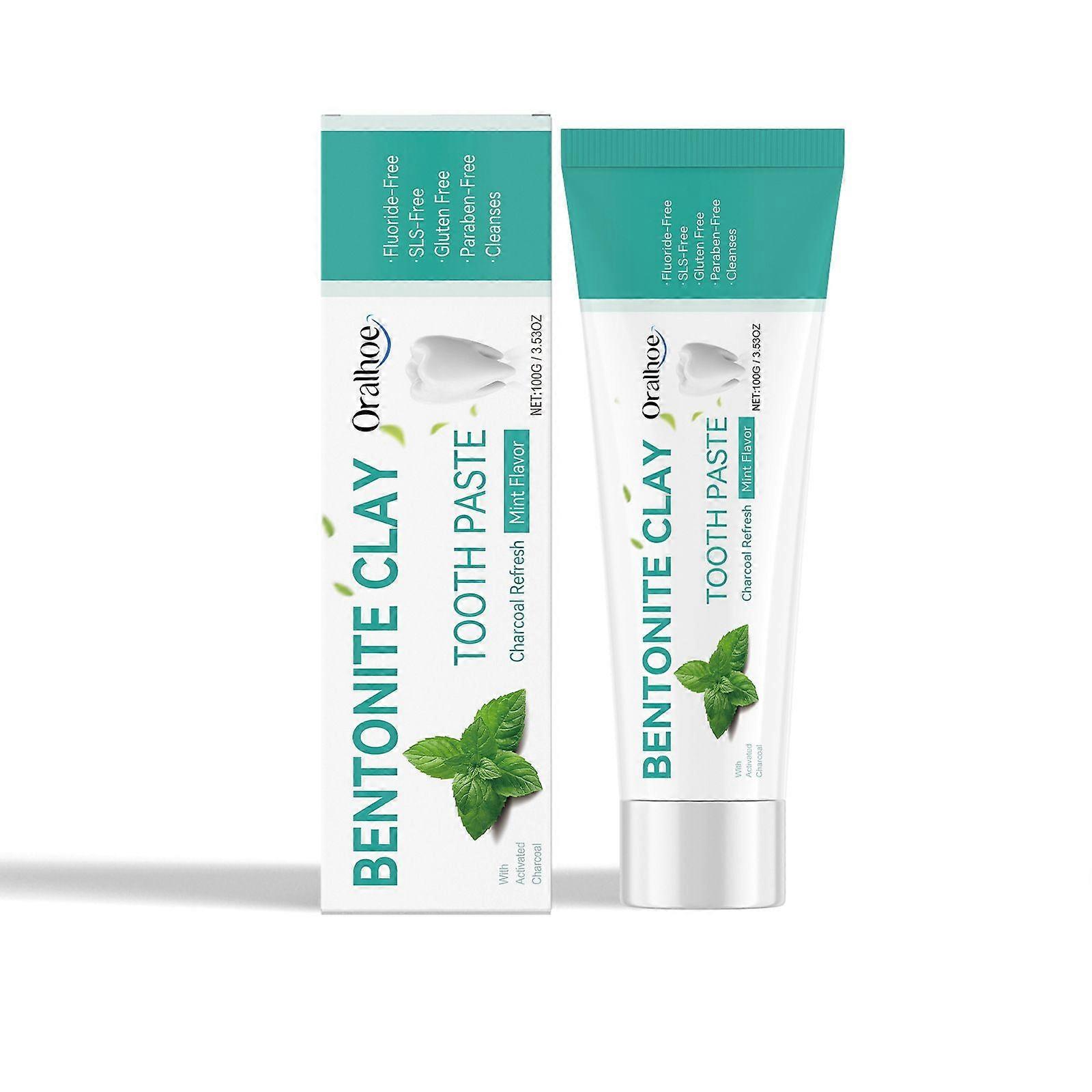 Whitening Toothpaste Toothpaste, 100 g Toothpaste, White Teeth, Natural Whitening Activated Carbon Toothpaste with Fresh Mint, Oral Care Toothpaste, T
