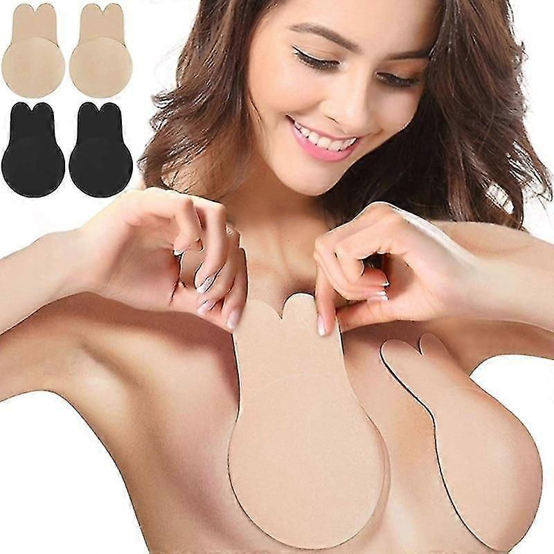 Sutiã invisível push up de silicone sem alças feminino, autoadesivo, reutilizável e pegajoso