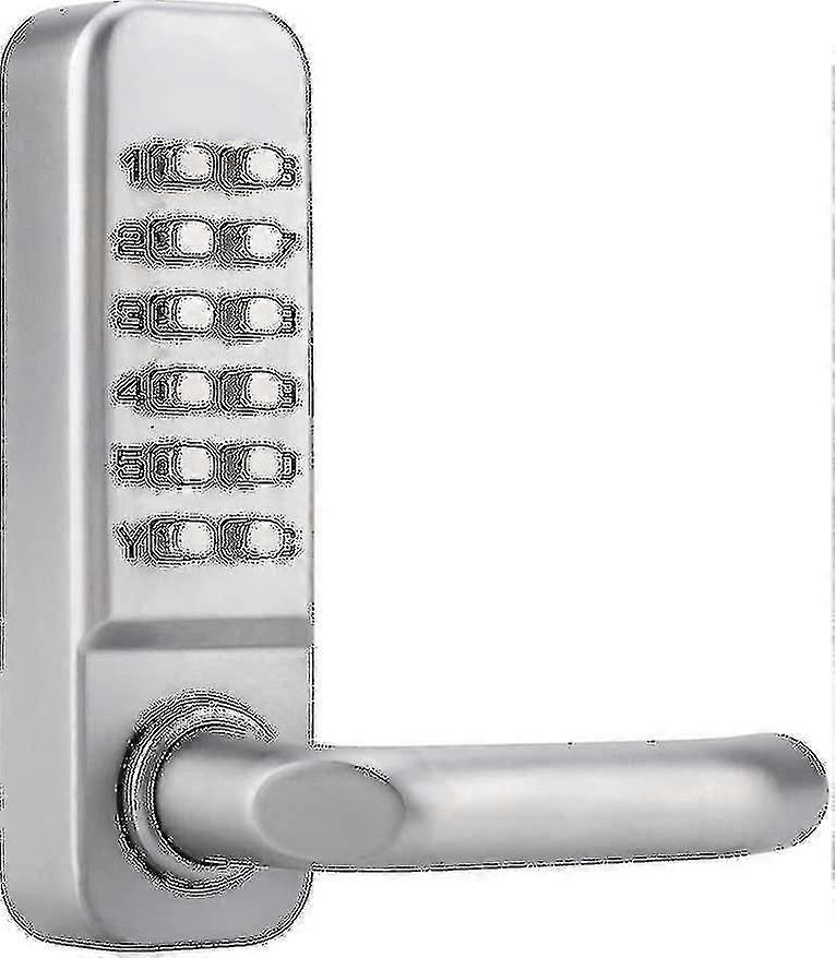 Waterproof Mechanical Code Lock, 1-11 Digit Code Combination Security Password Coded Lock Keyless Mechanical Combination Door Lock For Wooden Office D