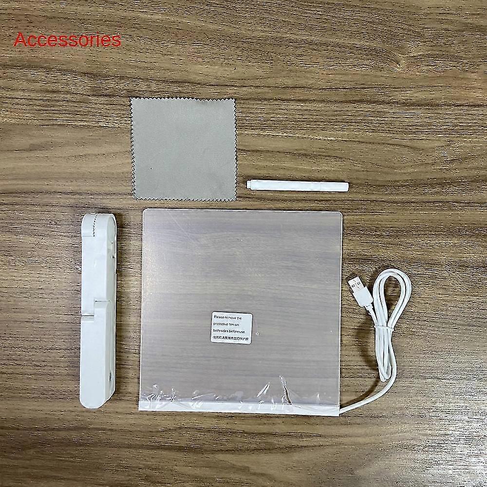 Quadro de notas com cores, Led acrílico seco apagar placa com 7 canetas para casa de escritório