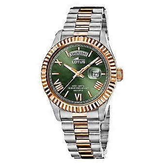 Lotus freedom Men's Analog Quartz Watch with Stainless Steel Bracelet 18856/3