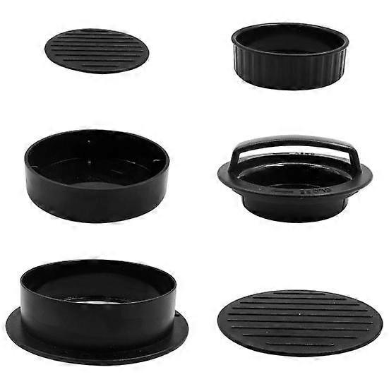 3-in-1 Burger Press Patty Maker Set for Grilling Stuffed Burgers Sliders Durable BPA-Free Plastic Easy-Release Kitchen